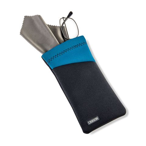 Kryt brýlí Carson Neoprene s látkou z mikrovlákna - šedá modrá