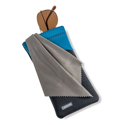Kryt brýlí Carson Neoprene s látkou z mikrovlákna - šedá modrá