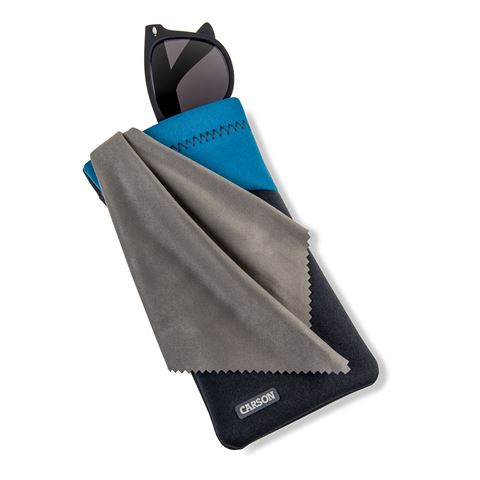 Kryt brýlí Carson Neoprene s látkou z mikrovlákna - šedá modrá