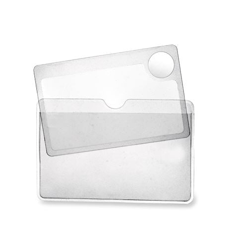 Carson Zakloep WM-01 2.5x Lupa de formato de tarjeta de crédito con lente spot 6x