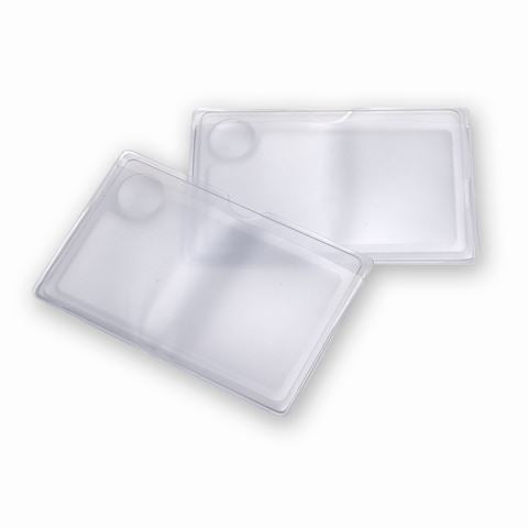 Carson Zakloep WM-01 2.5x Lupa de formato de tarjeta de crédito con lente spot 6x