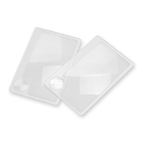 Carson Zakloep WM-01 2.5x Lupa de formato de tarjeta de crédito con lente spot 6x