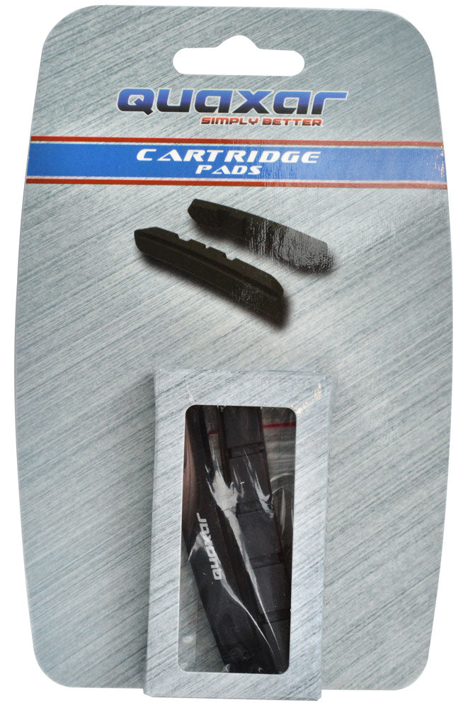 Quaxar 72mm cartridge replacement brake pads for shimano black