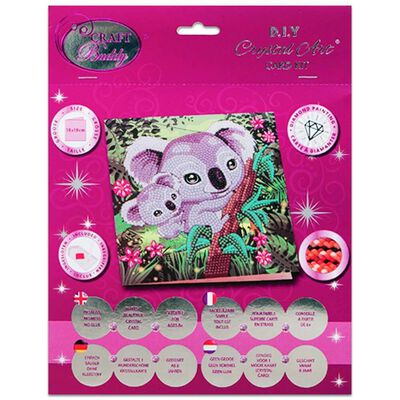 Brandanit Diamond Painting - Map Koala matka s mladými