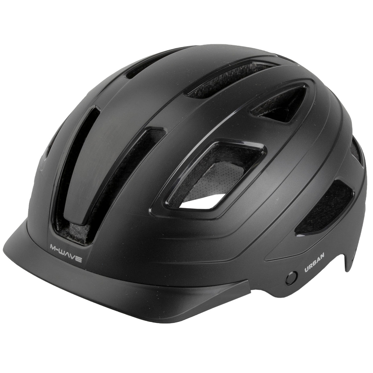 Casco urbano M-Wave M-Wave con dimensioni luminose L 59-61 cm Nero