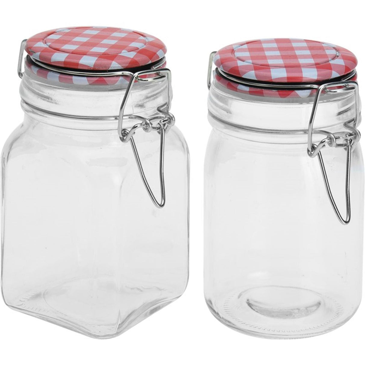 Excellent houseware storage jar glass 250ml 68x68x115mm