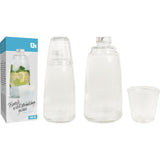 Excellent houseware schenkkan met drinkglas 1l