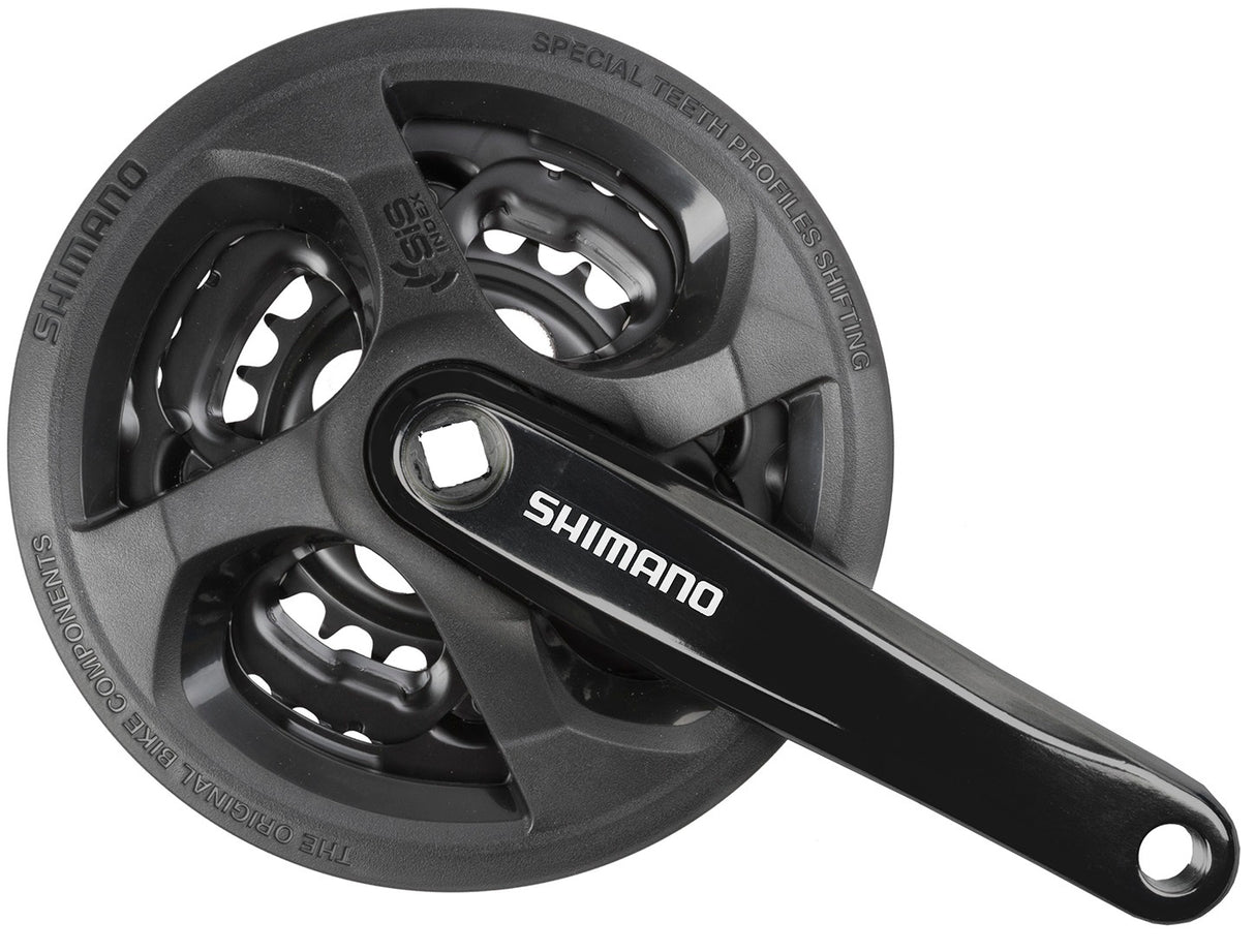 Shimano Cranket FC-Ty301 42x34x24T -4mm 170mm 6-8 Speed ​​Black