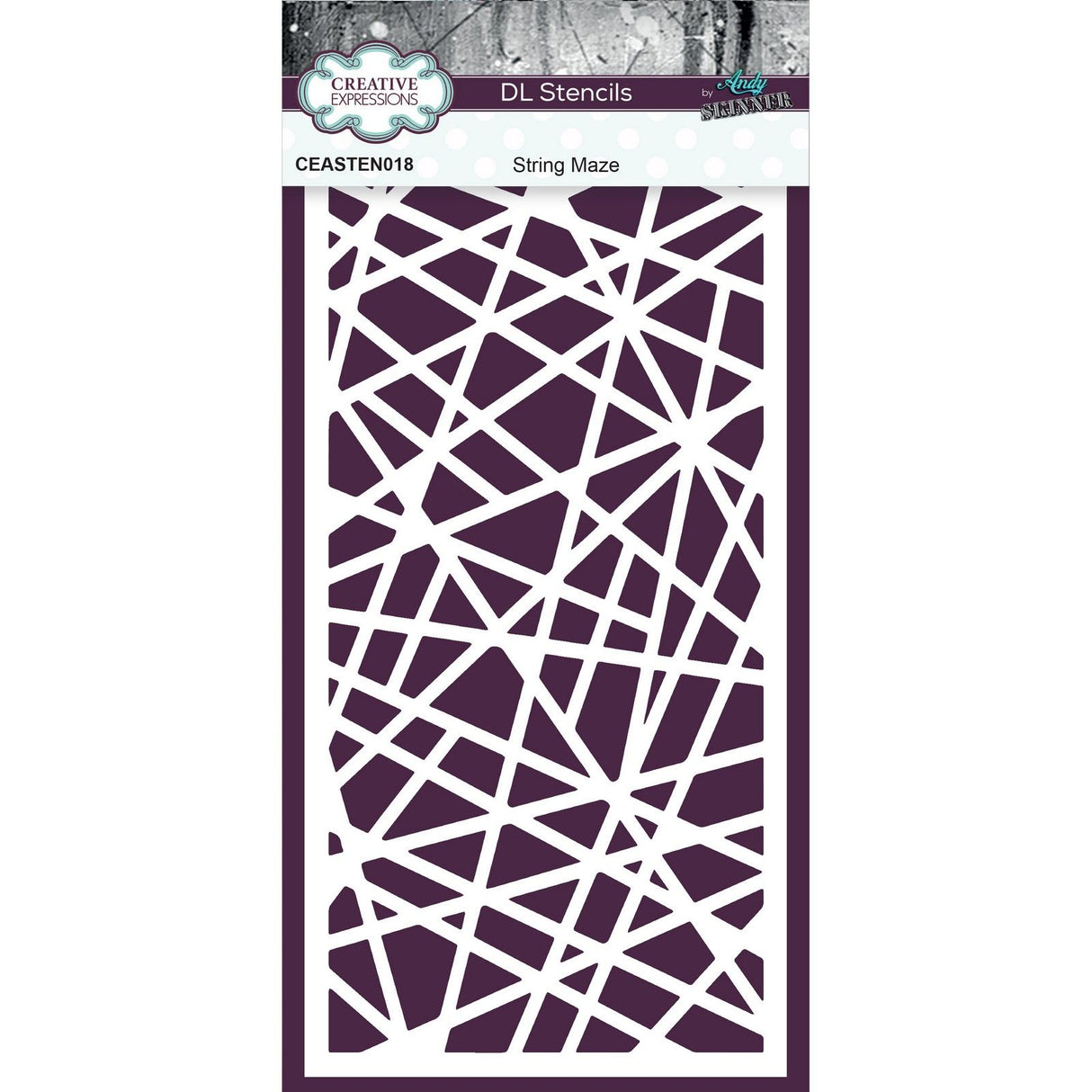 Creative expressions • stencil string maze