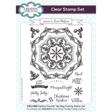 Creative expressions • tea bag folding clear stempel set festive flourish