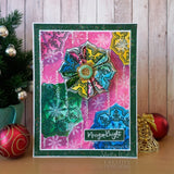 Creative expressions • tea bag folding clear stempel set festive flourish