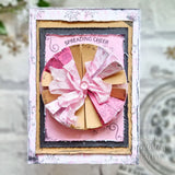 Creative expressions • tea bag folding clear stempel set frosty wreath