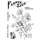 Creative expressions • clear stempel set flower seed