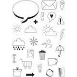 Creative expressions • clear stempel planner icons