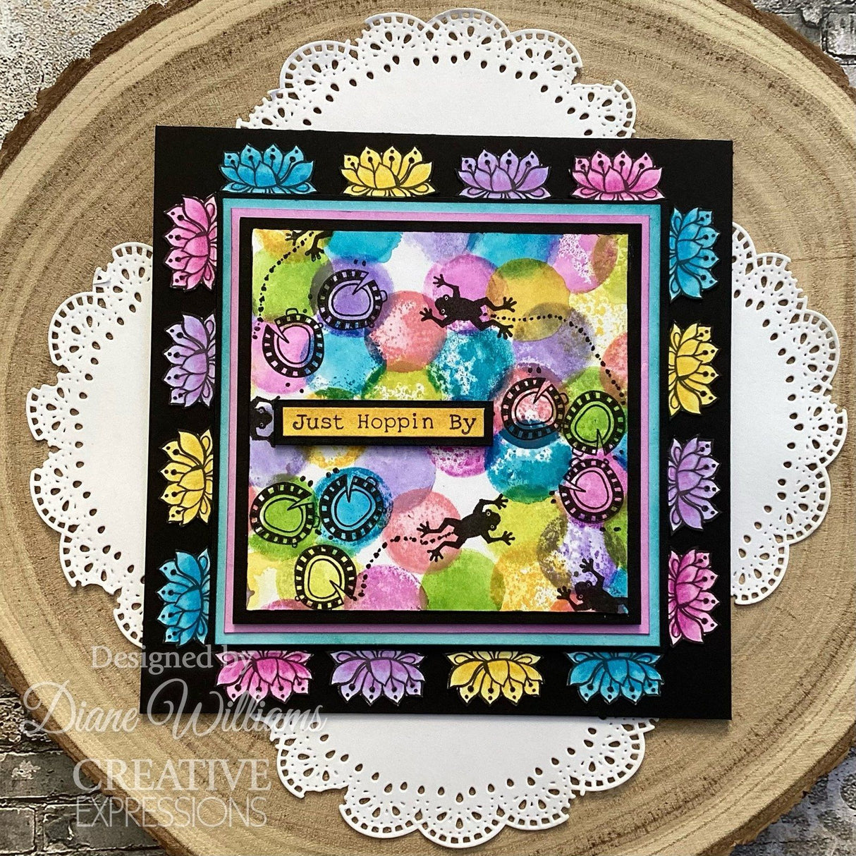 Creative expressions • clear stamp set toadally awesome