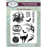 Creative expressions • taylor made journals clear stamp set vintage halloween