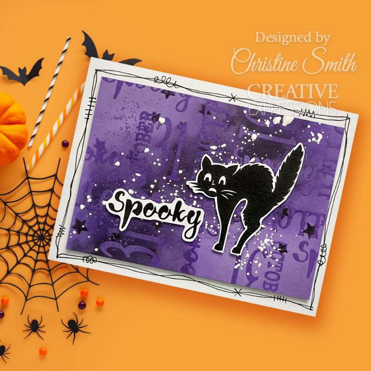 Creative expressions • taylor made journals clear stamp set vintage halloween
