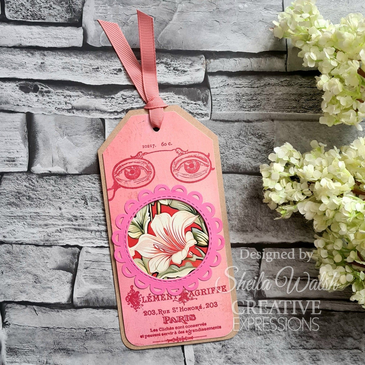 Creative expressions • taylor made journals ads 3 clear stamp set