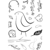 Creative expressions • clear stempel set a5 you're tweet