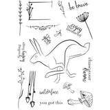 Creative expressions • clear stempel set a5 be brave