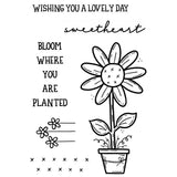 Creative expressions • clear stamp set daisy bloom 15,24x10,16cm 6pieces
