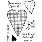 Creative expressions • clear stamp set hugs kisses 15,24x10,16cm 7pieces