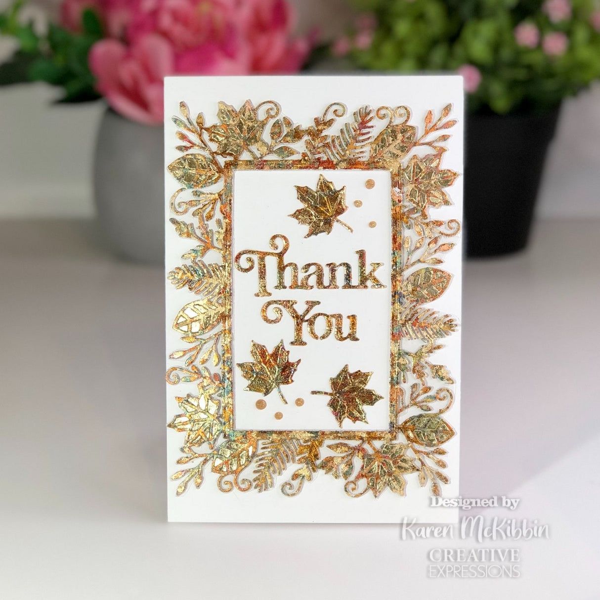 Creative expressions • craft die block sentiments thank you