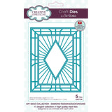Creative expressions • sue wilson art deco craft die diamond radiance background