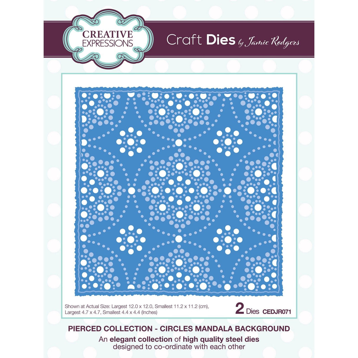 Creative expressions • snijmal circles mandala background