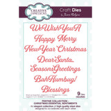 Creative expressions • craft die christmas essential sentiments