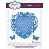 Creative expressions • everlasting love craft die lattice heart blooms