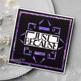 Creative expressions • sue wilson mini expressions art deco craft die just because