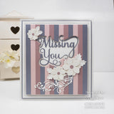 Creative expressions • noble shadowed sentiment craft die missing you