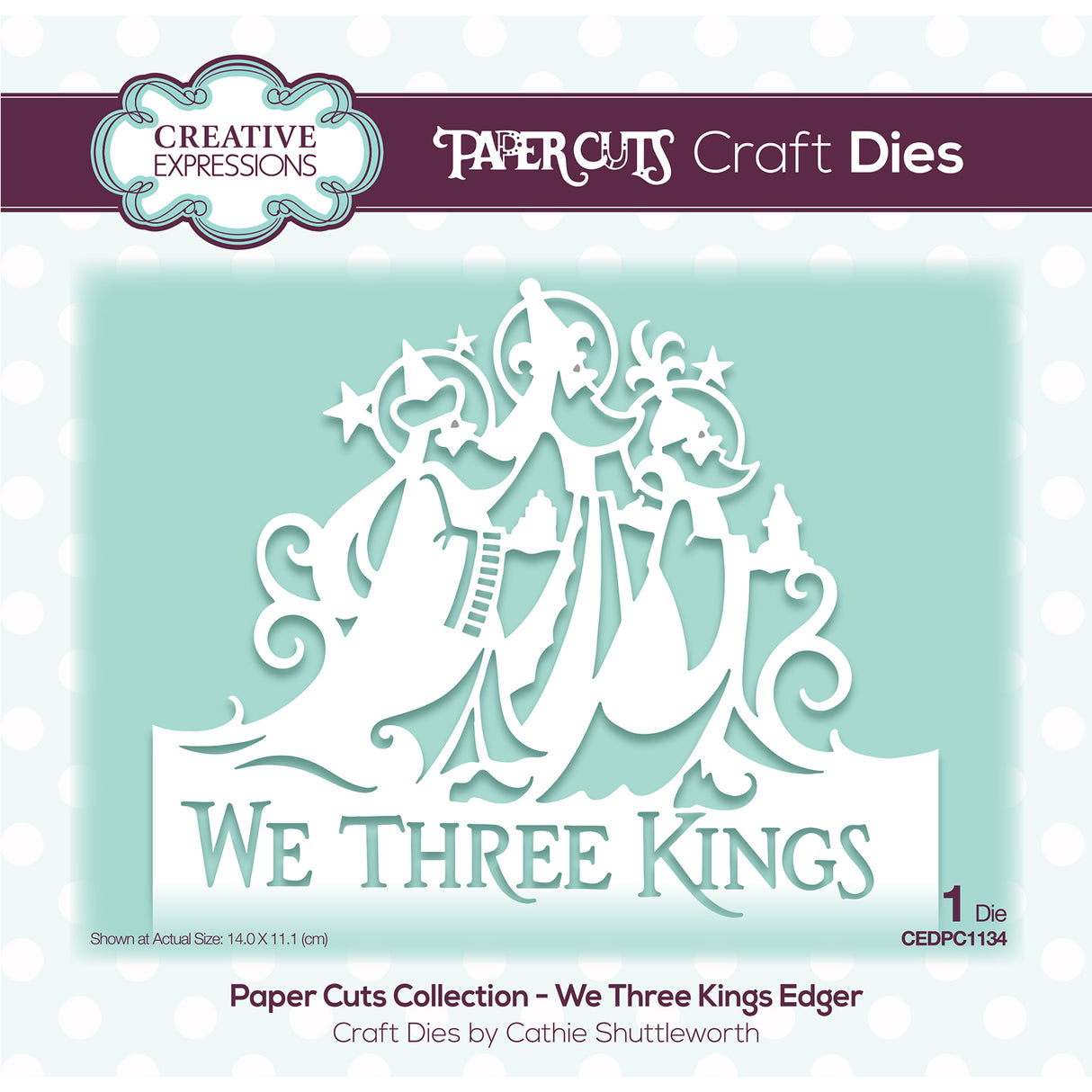 Paper cuts • craft die we three kings