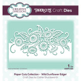 Paper cuts • craft die wild sunflower edger