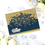 Paper cuts • craft die wild sunflower edger