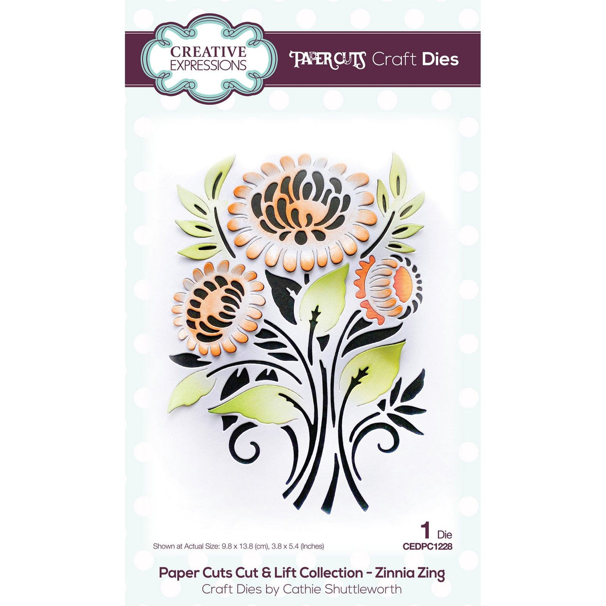 Paper cuts • cut lift snijmal zinnia zing