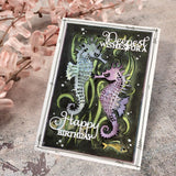 Paper cuts • cut lift snijmal seahorse symphony