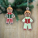 Paper cuts • festive craft die gingerbread boy