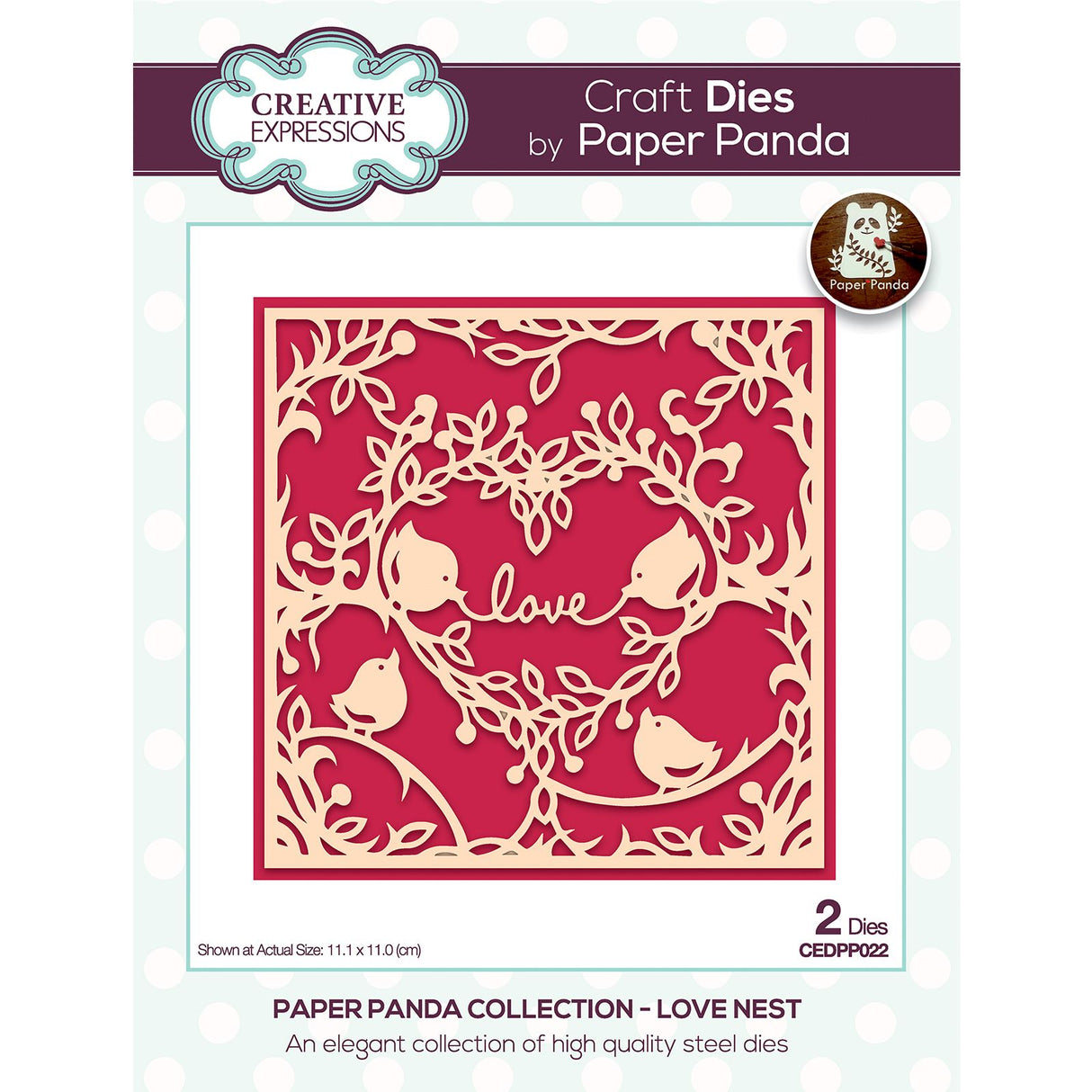 Creative expressions • paper panda snijmal love nest