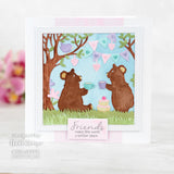 Creative expressions • paper panda snijmal teddyberen piknick