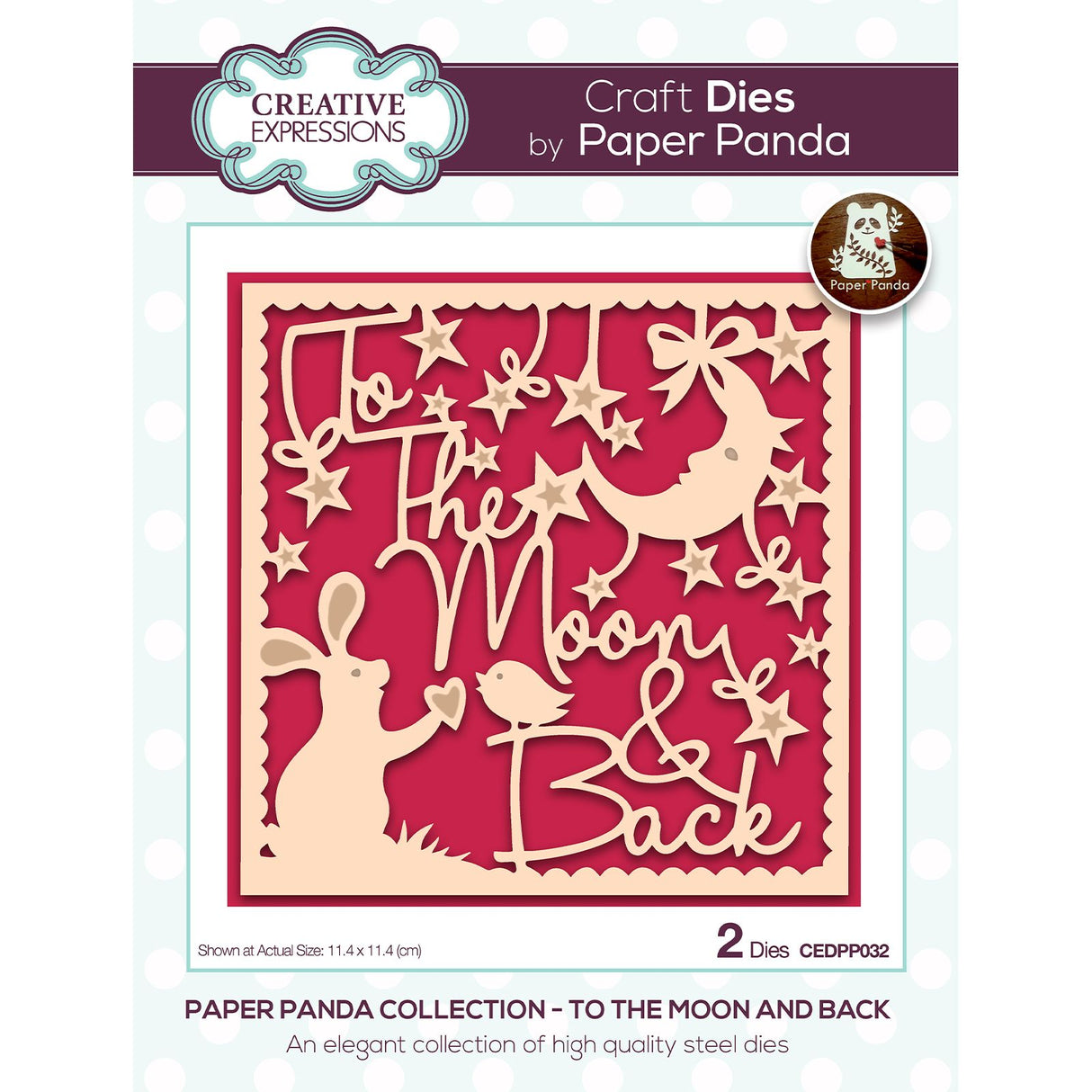 Creative expressions • paper panda snijmal to the moon and back