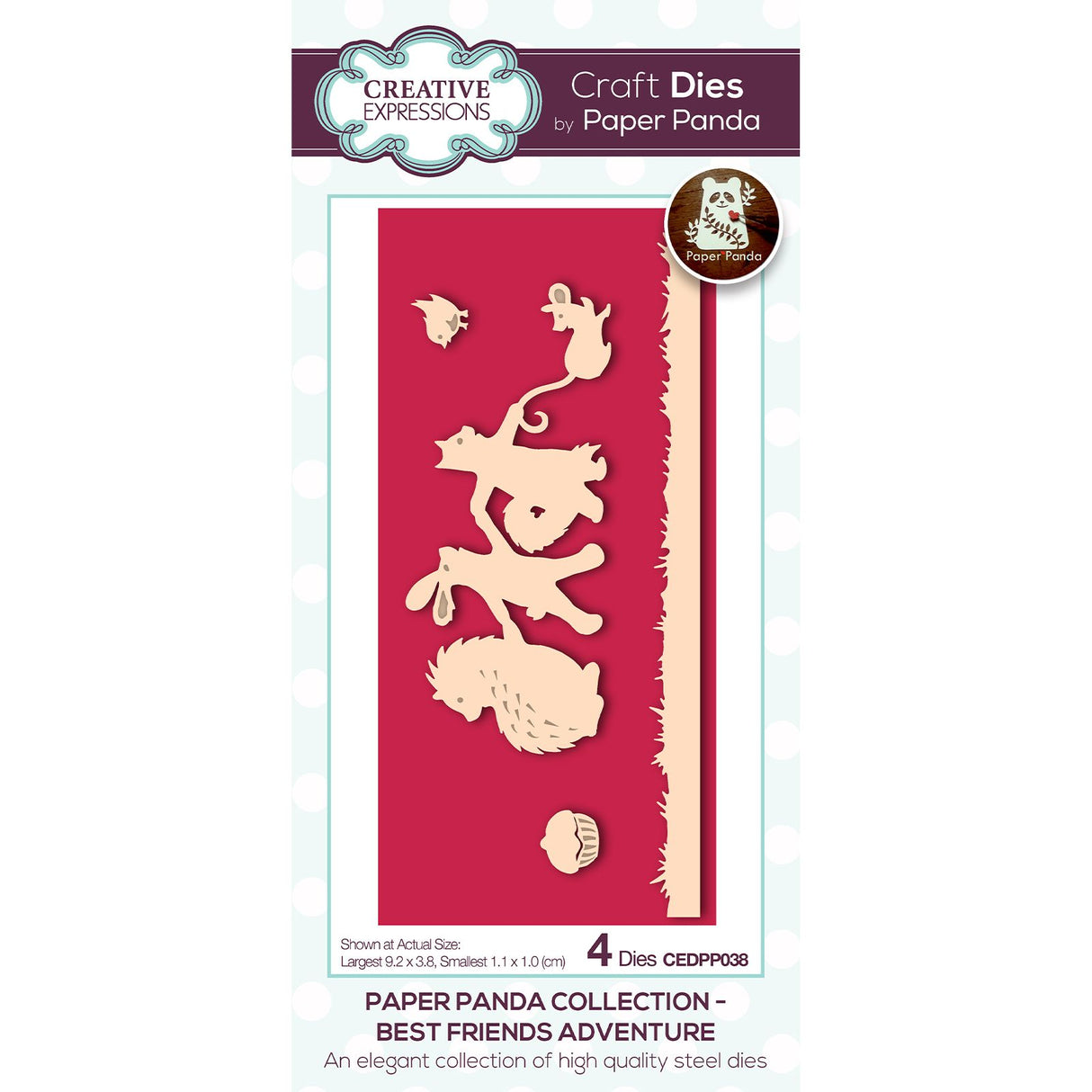 Creative expressions • paper panda snijmal beste vrienden avontuur