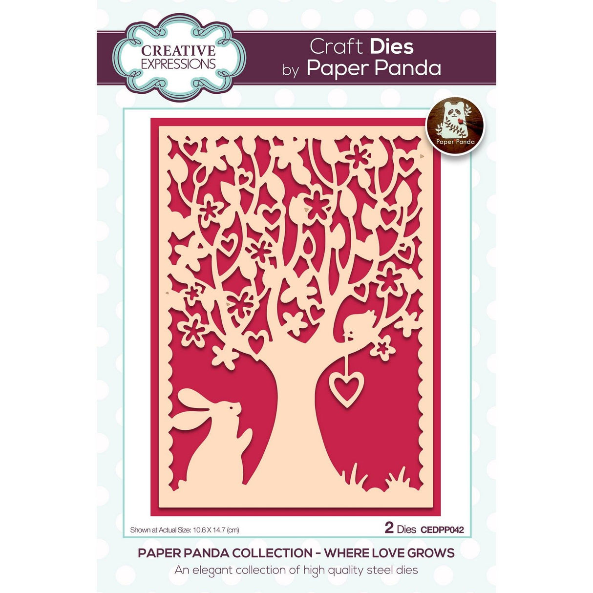Creative expressions • paper panda snijmal where love grows