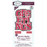 Creative expressions • big bold words snijmal stamp set greetings