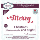 Creative expressions • sue wilson snijmal stempel set merry