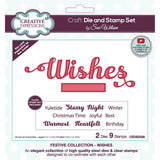 Creative expressions • sue wilson snijmal stempel set wishes
