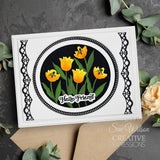 Creative expressions • mini shadowed craft die sentiments hello friend
