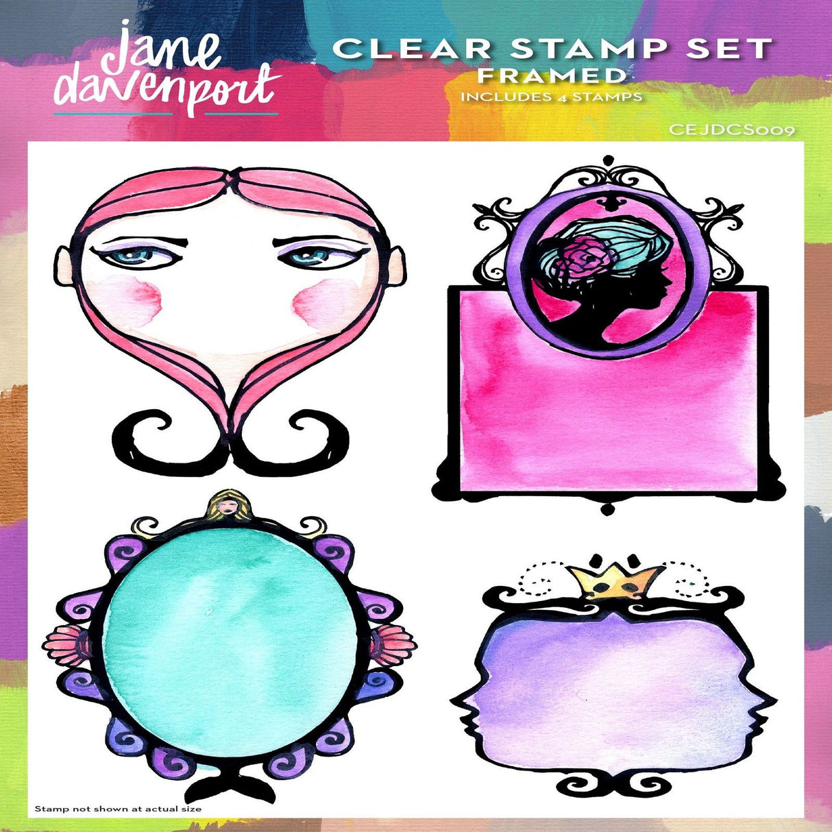 Creative expressions • clear stamp set framed