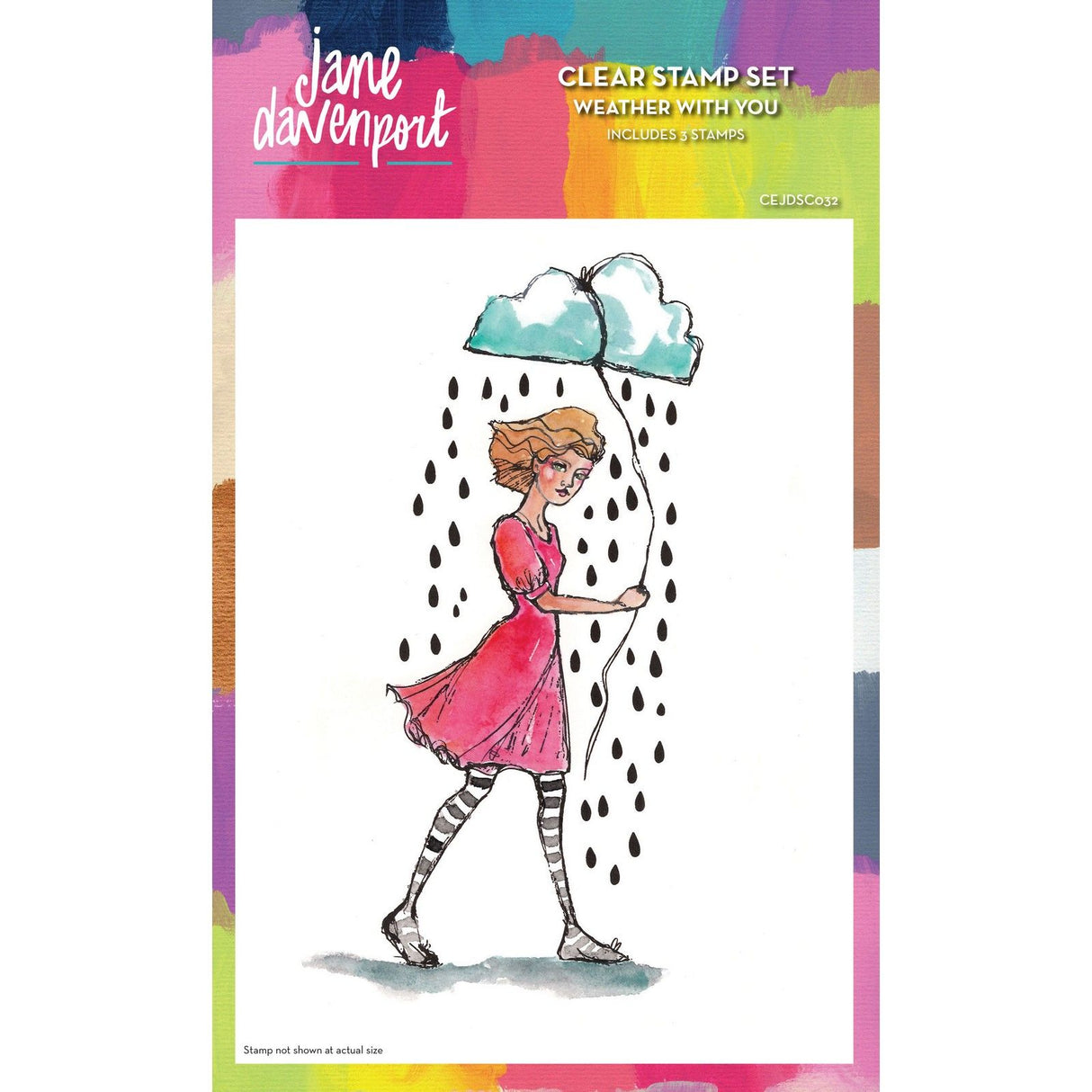 Creative expressions • jane davenport clear stamp set weather with you